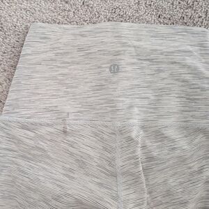 Lululemon Gray Striped Leggings